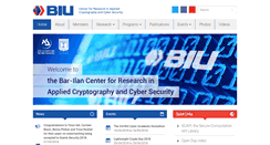 Desktop Screenshot of crypto.biu.ac.il
