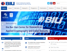 Tablet Screenshot of crypto.biu.ac.il